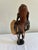 Brown Vintage Hand-Carved Maasai Warrior Wood Sculpture For Sale - Image 8 of 10
