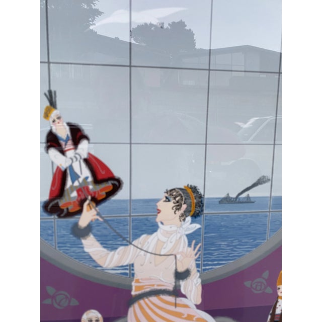 Drawing/Sketching Materials Erte Les Poupees Russes 1979 Serigraph For Sale - Image 7 of 9