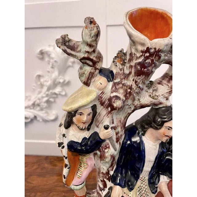 19th Century Staffordshire Flatback Figure, 1860s For Sale - Image 3 of 11