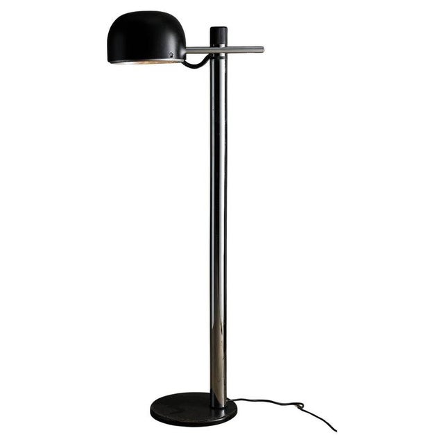 Black Floor Lamp attributed to Enrique Franch for Metalarte, 1970s For Sale - Image 11 of 11
