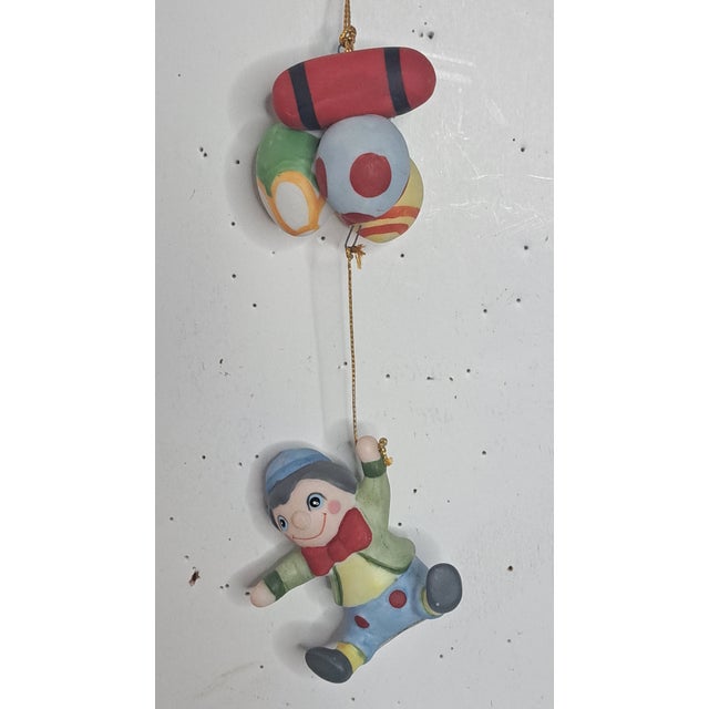 Ceramic Disney Goebel “It’s a Small World” Hand-Painted Ceramic Ornament Figures, Set of 4, For Sale - Image 7 of 13