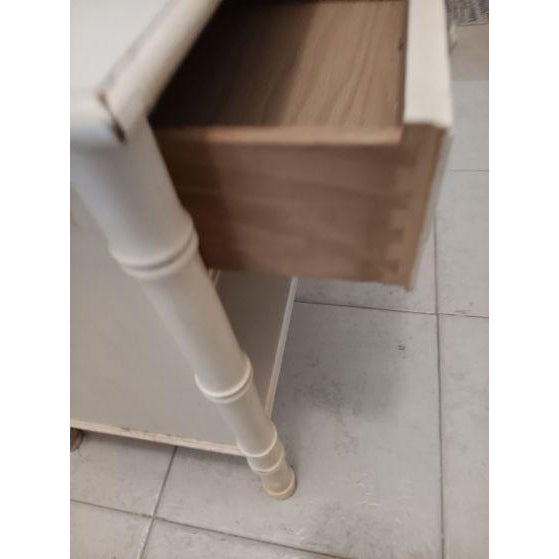 1970s Vintage Hollywood Regency Style Nightstand One Drawer For Sale - Image 5 of 8