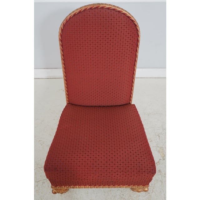 Age: Approx: 20 Years Old Details: Clean Well Cared For Upholstery Stunning Pair Decorative Chairs Continental Styling...