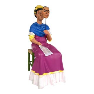 1990s Sergio Bustamante 'Homenage a Frida Kahlo', Rare Life-Size Sculpture 15/25 For Sale