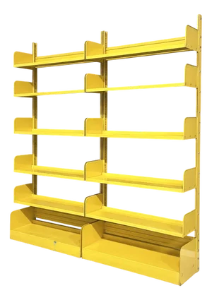 Italian Modern Industrial Yellow Congresso Modular Bookcase attributed to Lips Vago, 1970s