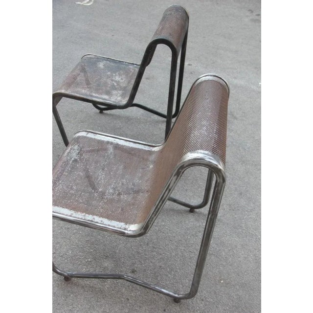 Minimalist Industrial Living Room Set, 1950s, Set of 3 For Sale - Image 10 of 18