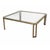 Brass and Glass Coffee Table, 1970s For Sale - Image 3 of 5
