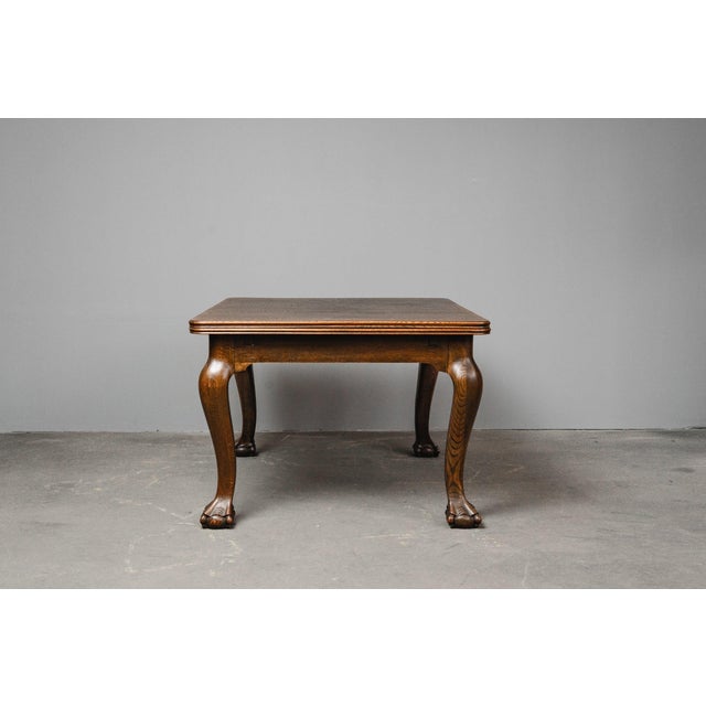 Brown Extendable Dining Table in Oak For Sale - Image 8 of 18