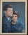 Original vintage frame with glass to protect this original print (not reproduction). Our President John Kennedy and the...