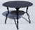 Mid-Century Ornate Cast Aluminum Patio Dining Set – Filigree Round Table With 4 Heart-Back Armchairs For Sale - Image 4 of 16