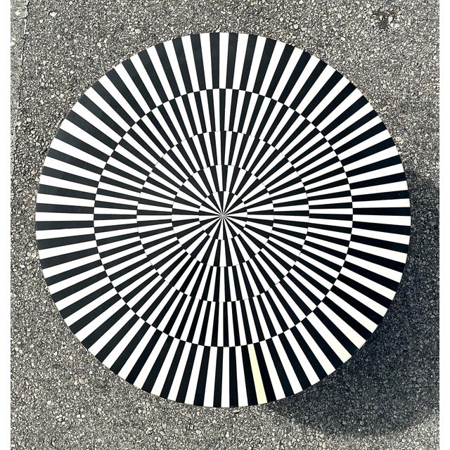 Vintage Bone Inlay Coffee Table For Sale - Image 11 of 12