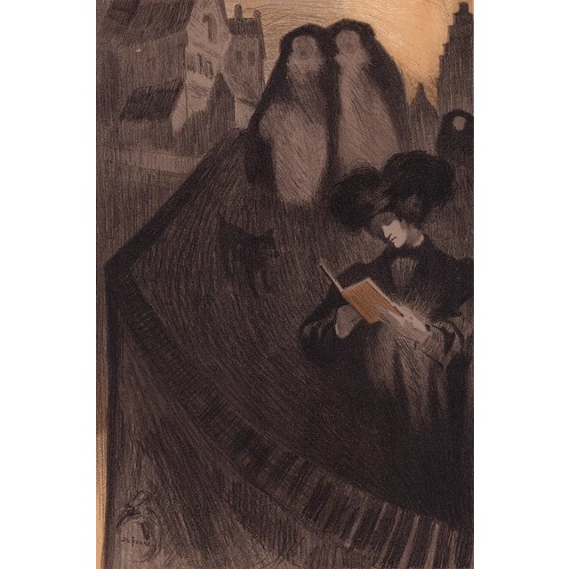 Georges de Feure, Reader from Les Maîtres de L'Affiche, 1898 For Sale