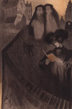 Georges de Feure, Reader from Les Maîtres de L'Affiche, 1898