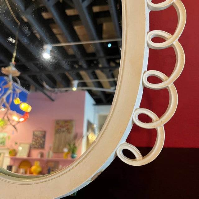 1940's Wooden Tabletop Mirror For Sale - Image 4 of 7