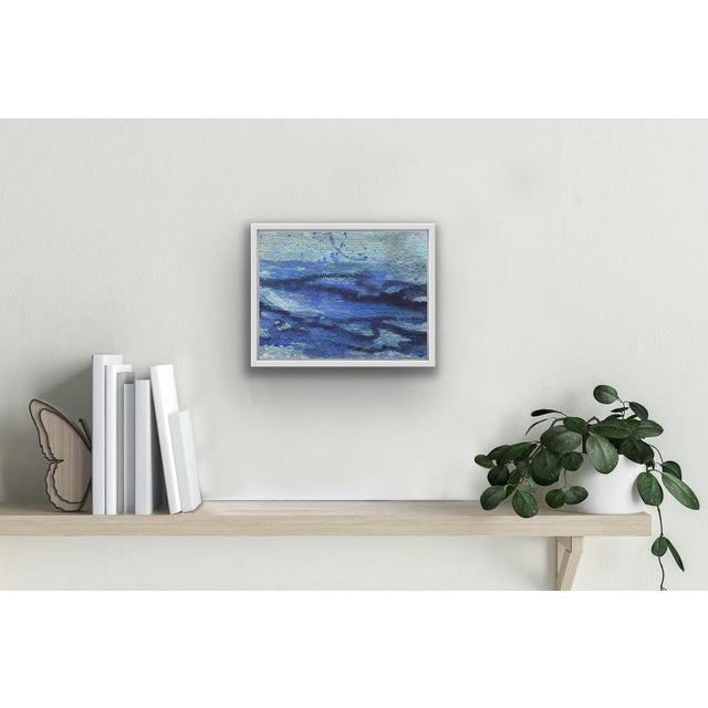 Thriving - 9x12inch painting made with botanical & marbling inks on a beautiful cotton paper with a deckled edge. Signed...