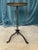Handcrafted Spanish Iron Martini Table With Antique Gilt Top and Forged Tripod Base For Sale - Image 9 of 12