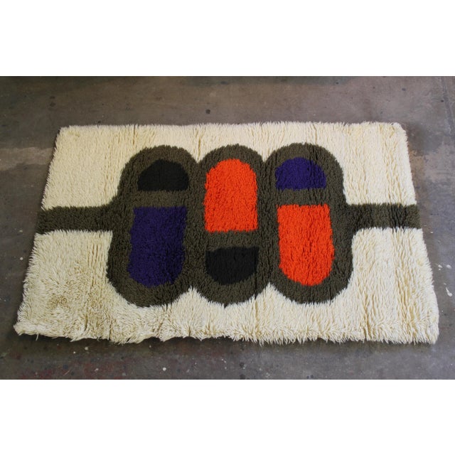 Brasilia Rya Rug by Ib Antoni for Egetaepper, 1974 For Sale - Image 15 of 15