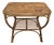 Italian Bamboo Rattan Side Table by Tito Agnoli, 1960s For Sale