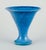 Turquoise Trumpet-Shaped Turquoise Glazed Ceramic Vase from Kähler, Denmark, 1940s For Sale - Image 8 of 8