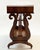 Extra gorgeous antique mahogany lyre table with marble top, drawer slides excellent and casters function great as well....