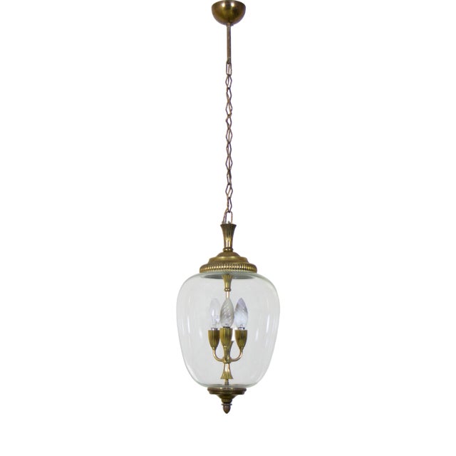 Vintage Italian Pendant Lamp, 1950s For Sale