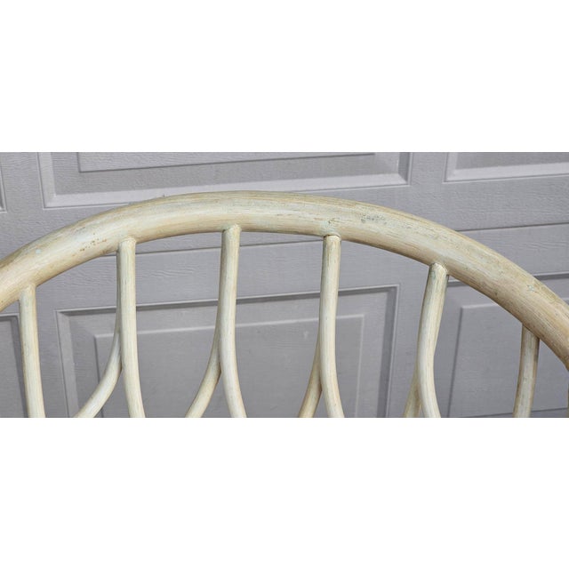 Set of Four Lane Venture "Tradewinds" Swivel Rattan Bar Stools For Sale - Image 13 of 14