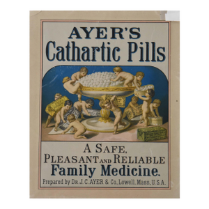 1990s Ayer's Cathartic Pills Advertisement Poster – Dr. j.c. Ayer & Co.