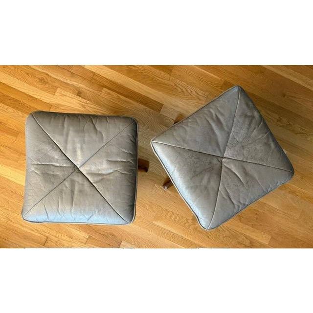 Mid Century Scandinavian Modern Foot Stool in the Style of Lied Mobler For Sale - Image 10 of 18