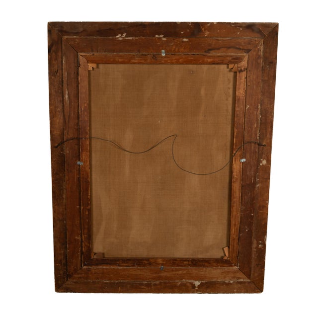 Large Antique French 19th Century Oil Canvas Painting "Hearts Awakening" Cherubs by William-Adolphe Bouguereau, 1892 For Sale - Image 14 of 14