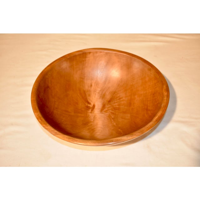 19th century hand turned maple bowl from England. This book was expertly turned by a period craftsman and the quality...