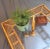 Mid Century Crespi Style Glass Bamboo Table For Sale - Image 4 of 11
