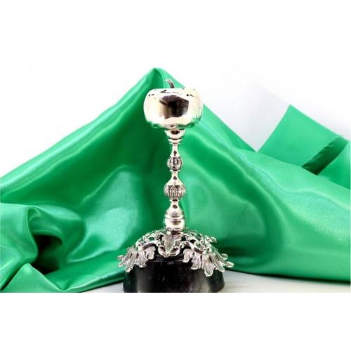 Silver Toothpick Holder with Apple-Shaped Handle, in Very Good conditions. Designed from 2000 This piece has an...