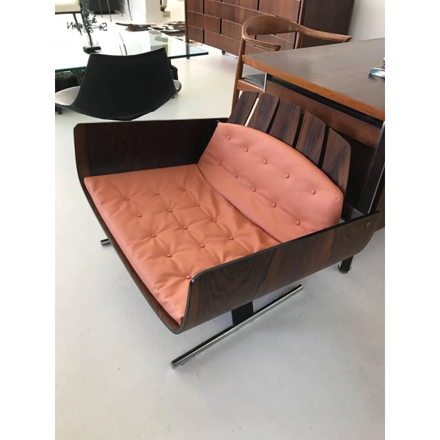 Jorge Zalszupin Brazilian Rosewood Lounge Chair by Jorge Zalszupin For Sale - Image 4 of 12