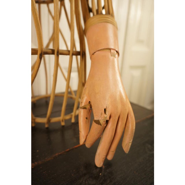 Artisan Rattan Mannequin Bust For Sale - Image 3 of 8