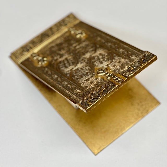 Early 20th Century Early 20th Century Tiffany Studios New York 1691 Venetian Bronze Note Pad Holder Desk Blotter For Sale - Image 5 of 18