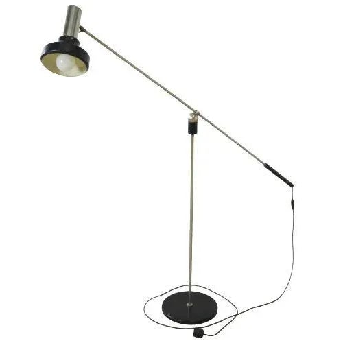 Very rare floor lamp, from the Dutch brand Artiforte, not to be confused with the furniture brand Artifort. This lamp has...
