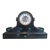 Antique Victorian Black Slate Malachite Mantel Clock For Sale