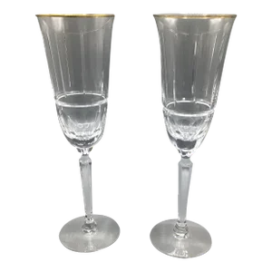 Lenox Classic Regency Fluted Champagne Glasses-Set of 2
