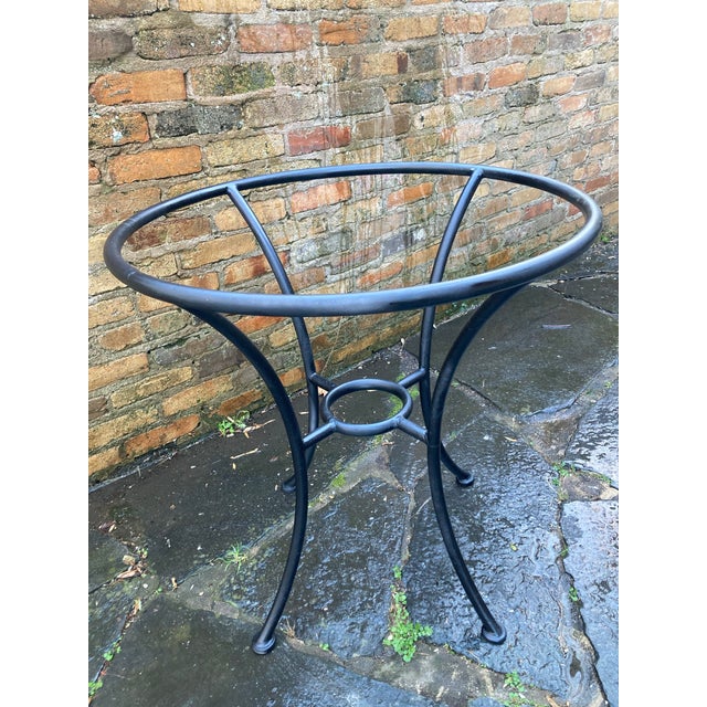 Black Francois Carre Table Base For Sale - Image 8 of 10