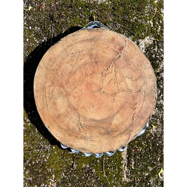 Round Ceramic Wall Mirror with Sculpted Fruit Shapes by Ulli Wittich-Großkurth, Germany, 1970s For Sale - Image 3 of 15