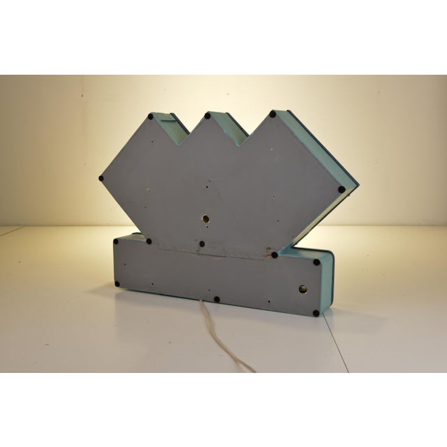 German Neon Sign from Tempo Tissues, 1950 For Sale - Image 14 of 18