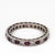 Vintage Ruby & Diamond Eternity Ring 18k Gold - 1990s, Size 6 For Sale - Image 4 of 6