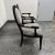 Louis XVI Style Black & White Armchairs, Pair For Sale - Image 4 of 12