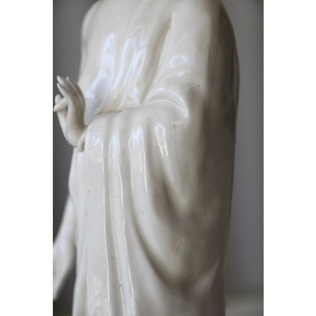 19th Century 19th Century Porcelain Blanc De Chine Figure For Sale - Image 5 of 13