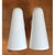 Vintage Frosted Glass Cone Wall Sconces - A Pair For Sale - Image 10 of 12