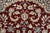 Textile Fine Nain Rug 3’4” X 4’10” Red Wool/Silk Wool Traditional Hand-Knotted Carpet For Sale - Image 7 of 12