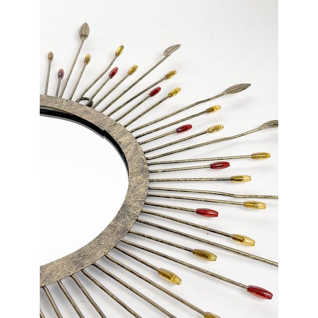 Small Metal Mirror, France, 1970s For Sale - Image 13 of 14