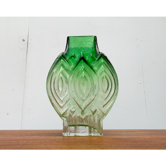Vintage Finnish Glass Vase by Kaj Blomqvist for Kumela For Sale - Image 18 of 18
