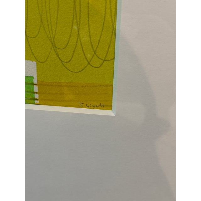 Isabel Wyatt "Yellow Colorform" Original Painting, Signed For Sale In San Francisco - Image 6 of 10