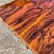 Mid-Century Modern Flamed Wood Veneer Dining Table with Brass Feet, 1960s For Sale - Image 6 of 18
